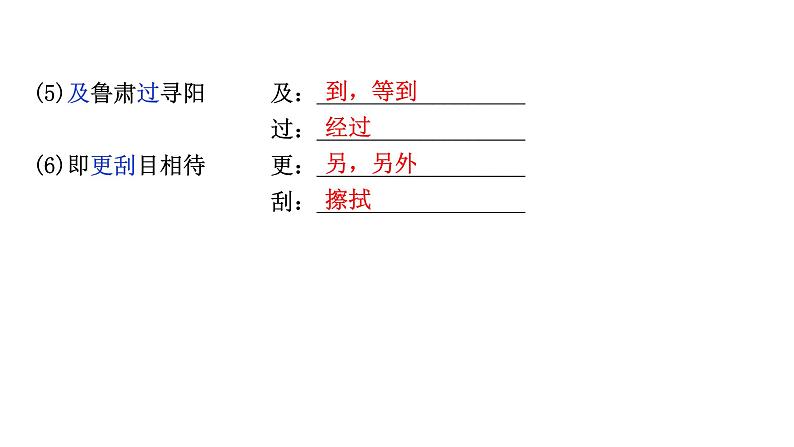 2024成都语文中考试题研究备考 第五部分 古诗文阅读 孙权劝学（练）【课件】第4页