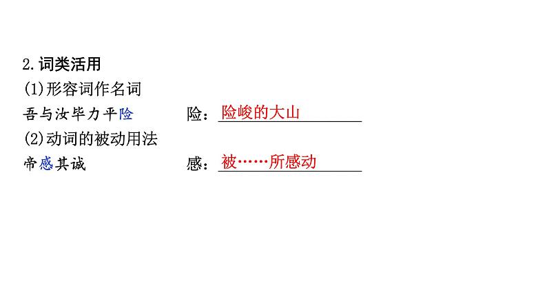 2024成都语文中考试题研究备考 第五部分 古诗文阅读 愚公移山（练习课件）【课件】第4页