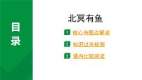 2024成都语文中考试题研究备考 古诗文阅读 北冥有鱼（练）【课件】
