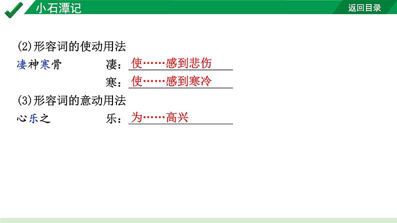 2024成都语文中考试题研究备考 古诗文阅读 小石潭记（练）【课件】第6页