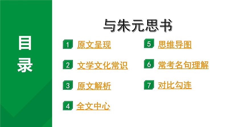 2024成都语文中考试题研究备考 古诗文阅读 与朱元思书“三行对译” （讲）【课件】第1页