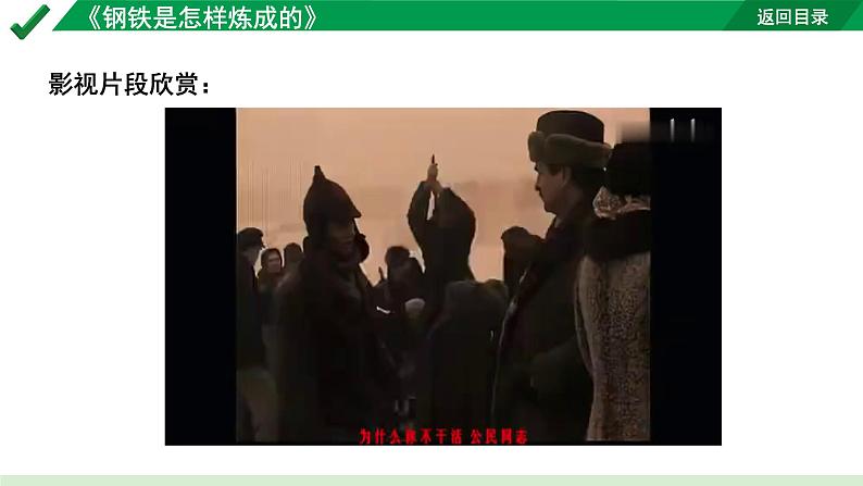 2024成都语文中考试题研究备考第二部分名著阅读16名著思维导图-《钢铁是怎样炼成的》【课件】第6页