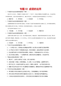 专题02 成语的运用-2023-2024学年八年级语文下册期末专项复习（全国通用）