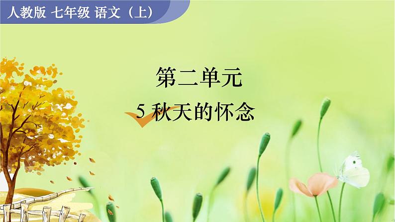 5  秋天的怀念第1页