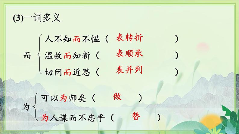 人教版语文七年级上册 第3单元 11  《论语》十二章 PPT课件+教案08