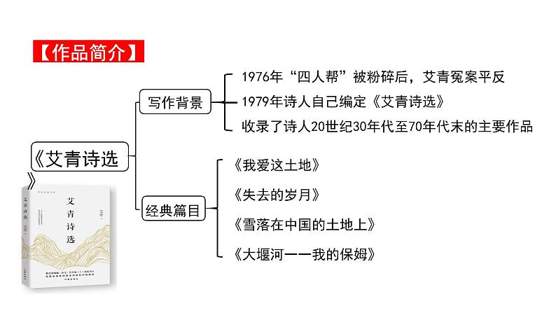 2024成都中考语文备考 名著思维导图-艾青诗选（课件）03