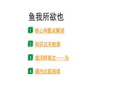 2024成都中考语文备考文言文专题 鱼我所欲也（练习课件）