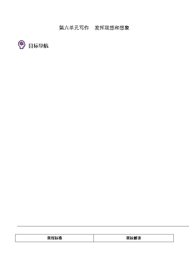 部编版七年级语文上册同步精品讲义第六单元写作发挥联想和想象(学生版+解析)第1页