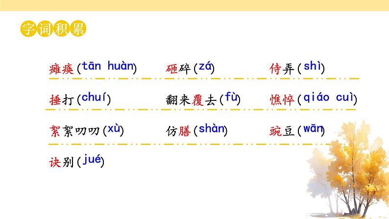 人教部编版初中语文七年级上册 《5.秋天的怀念》课件+教案05