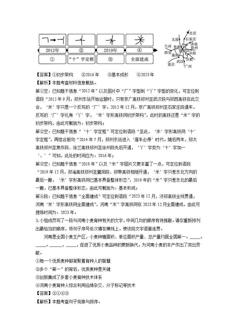 [语文]河南省2024年中考真题（解析版）02