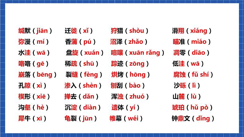 人教统编版语文八年级下册《第二单元》（复习课件）03