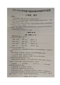 四川省成都市青白江区2023-2024学年八年级下学期期末考试语文试题