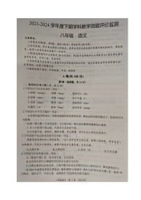 四川省成都市青白江区2023-2024学年八年级下学期期末考试语文试题