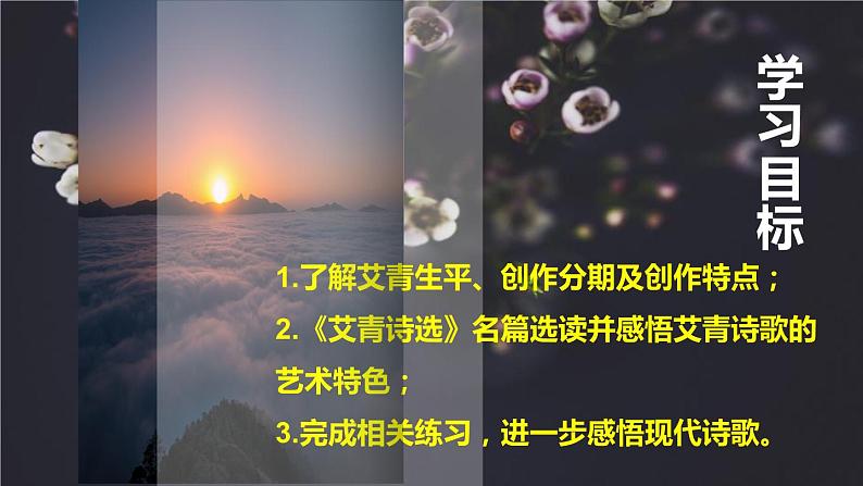 九上语文第一单元名著导读〈艾青诗选〉同步课件第2页