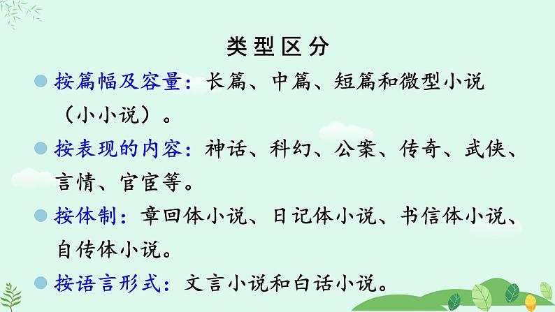 2024-2025学年统编版语文九年级上册 第四单元综合性学习 走进小说天地【课件】03