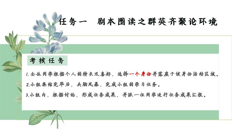 2024陕西中考语文备考 《万般景色 皆有深意——剧本围读活动》 (课件)第5页