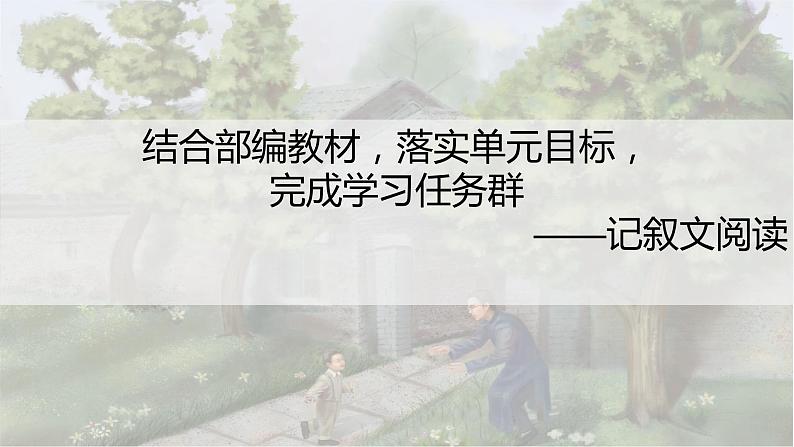 2024陕西中考语文备考《记叙文阅读》 (课件)第1页