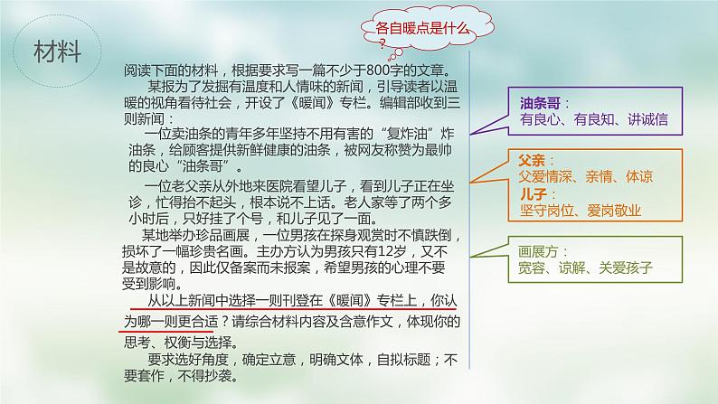 第1讲 “任务驱动”和“时评”类作文开头方法：概比+观点-2024年中考语文复习之议论文写作大招课（全国通用） 课件第8页