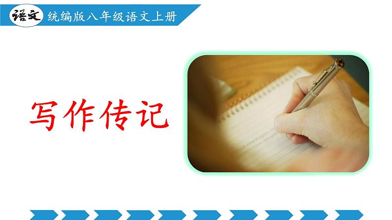 编版版语文八年级上册 写作：学写传记（教学课件）第1页