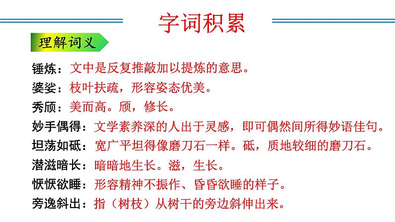 编版版语文八年级上册 第15课   白杨礼赞（教学课件）第8页