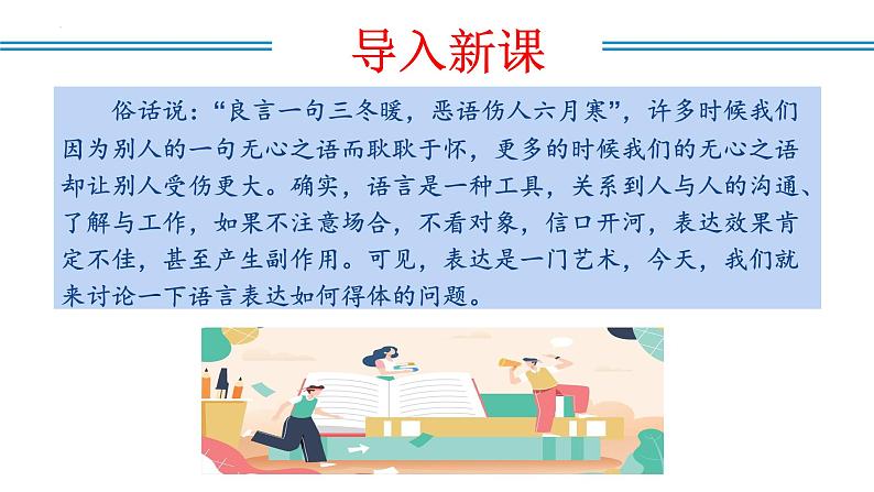 编版版语文八年级上册 写作：表达要得体（教学课件）04