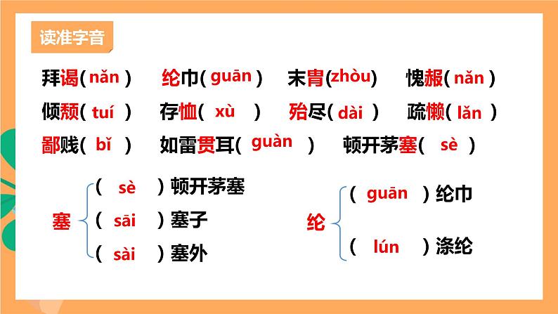 人教部编版语文九年级上册24《三顾茅庐》课件04