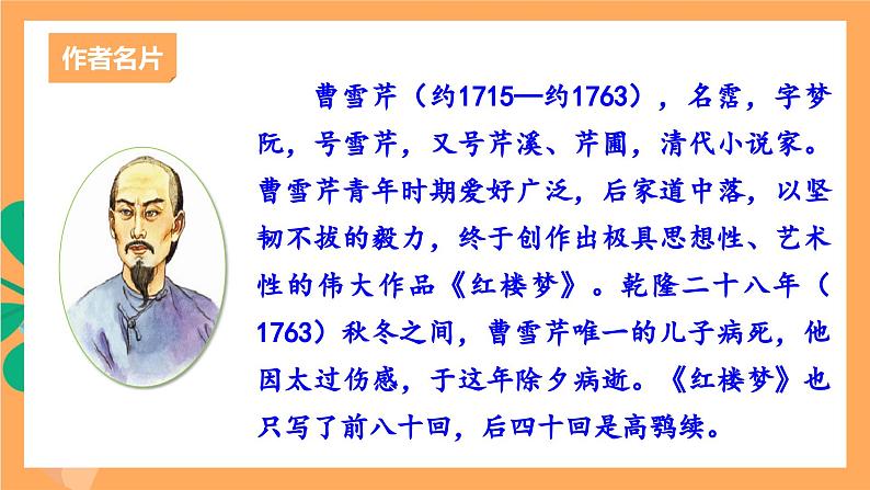 人教部编版语文九年级上册25《刘姥姥进大观园》课件06