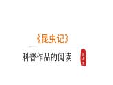 2024年统编版精讲课件名著导读 《昆虫记》科普作品的阅读