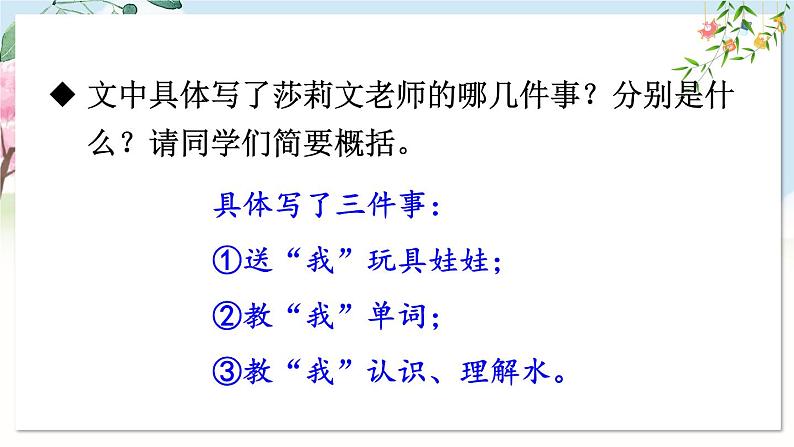 部编语文七年级上册 第3单元 11 再塑生命的人 PPT课件+教案08