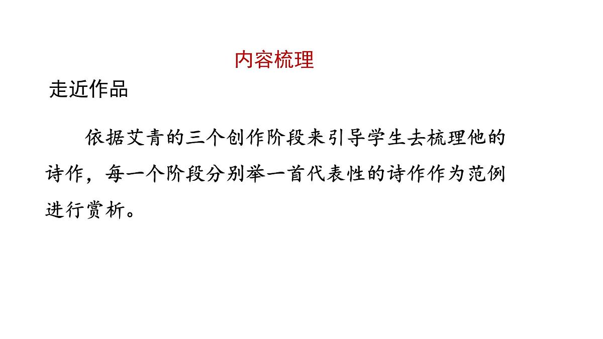 2024年统编版九年级语文上册精讲课件第一单元名著导读《艾青诗选》：怎样读诗第8页