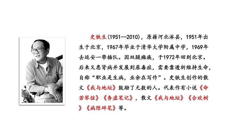 统编七语上 5 秋天的怀念（精品课件）第6页