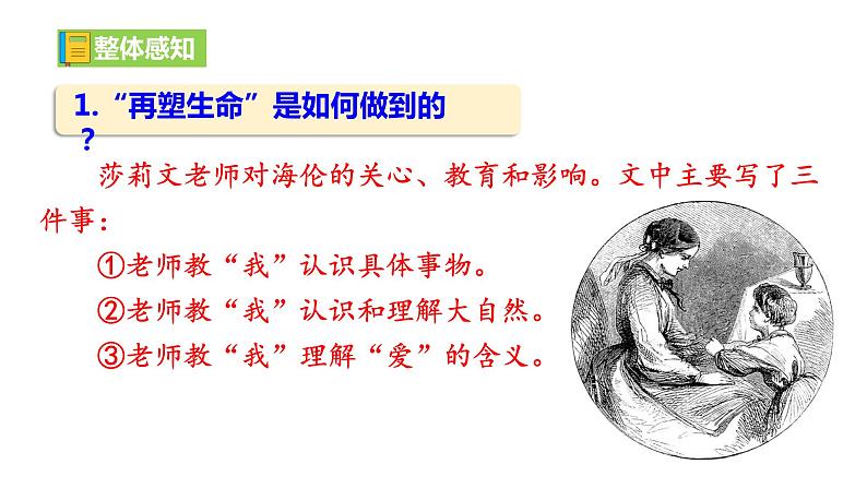 【任务型教学】新教材部编版初中语文七上第三单元11＊《再塑生命的人》 课件+教案+同步测试（含答案）+导学案（师生版）06