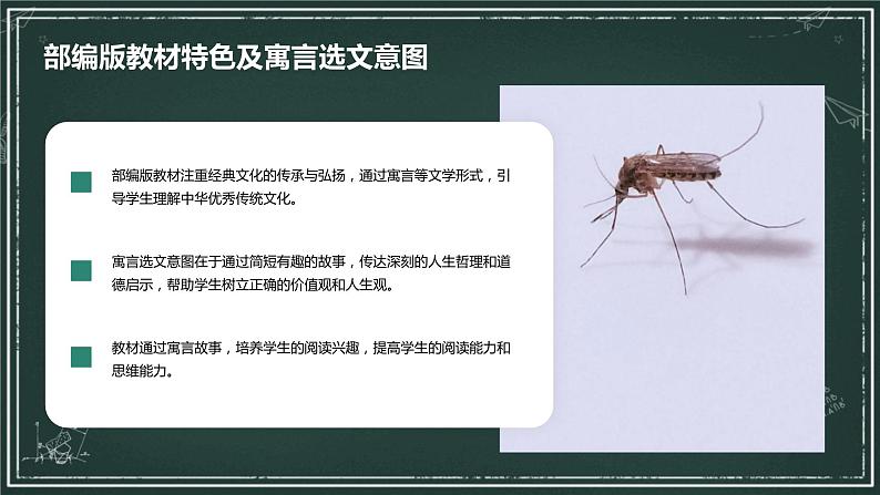 七年级语文上册第六单元寓言四则：《蚊子和狮子》课件04