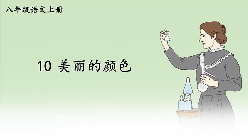 部编语文八年级上册 第2单元 10 美丽的颜色 PPT课件+教案01