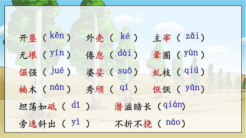 部编语文八年级上册 第4单元 16 白杨礼赞 PPT课件+教案05