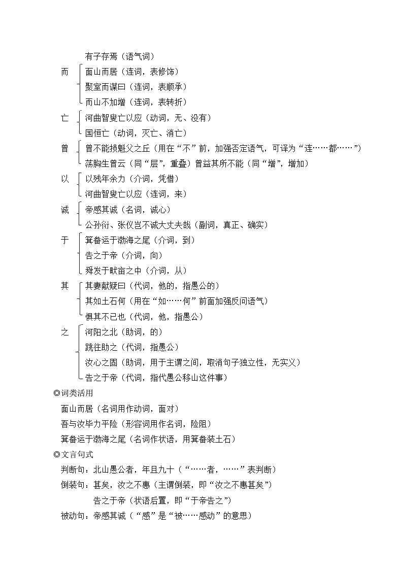 24 愚公移山（教学设计·简案）第3页