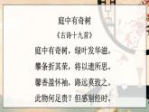 部编语文八年级上册 第3单元 课外古诗词诵读 庭中有奇树 PPT课件
