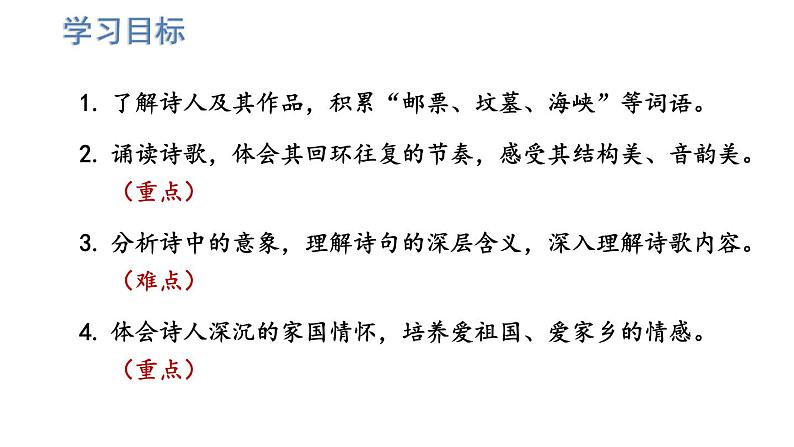 统编版九年级语文上册精品课件4 乡愁第3页