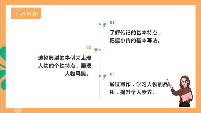 人教部编版语文八上第2单元 写作 《学写传记》 课件+教案03