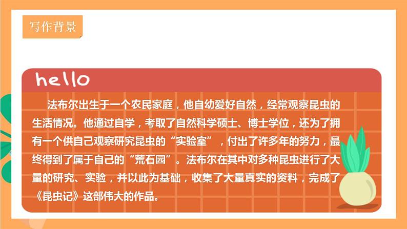人教部编版语文八上第5单元 名著导读 《昆虫记》 科普作品的阅读 课件+教案+单元检测卷04