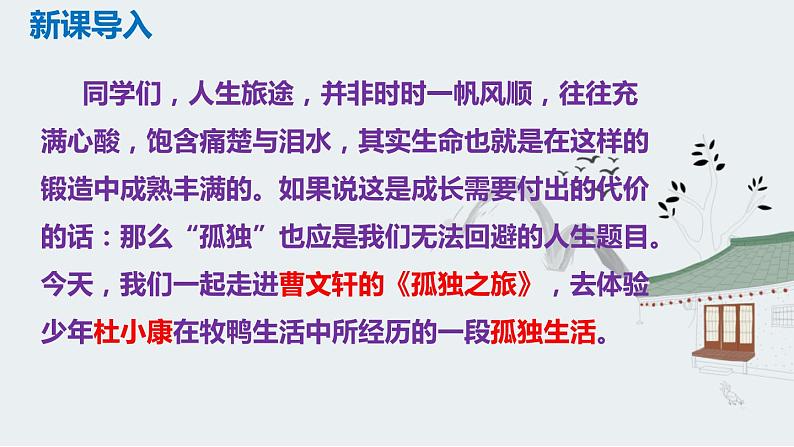 孤独之旅同步课件第5页