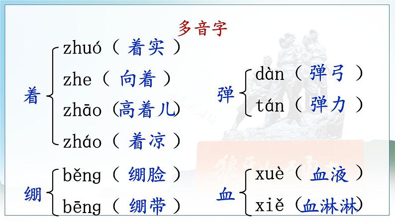 五四制六年级语文上册 第2单元 6 狼牙山五壮士 PPT课件+教案05