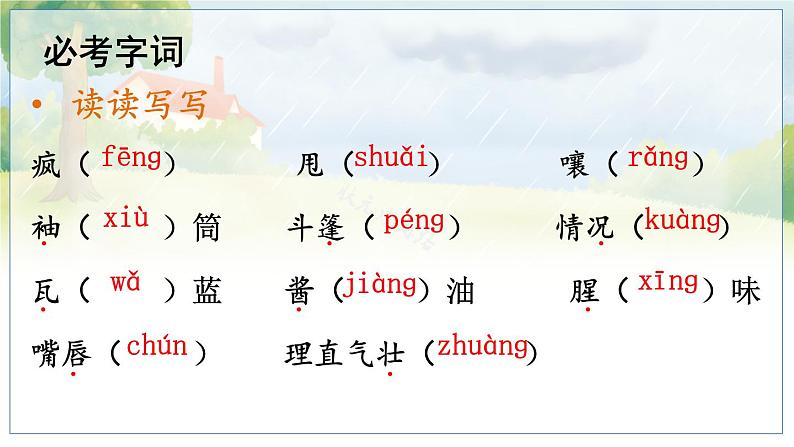 五四制六年级语文上册 第5单元 18 盼 PPT课件+教案05