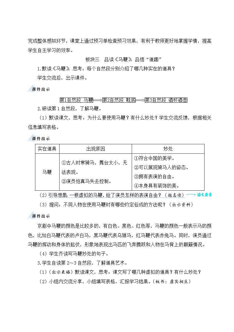 五四制六年级语文上册 第6单元 21 京剧趣谈 PPT课件+教案02