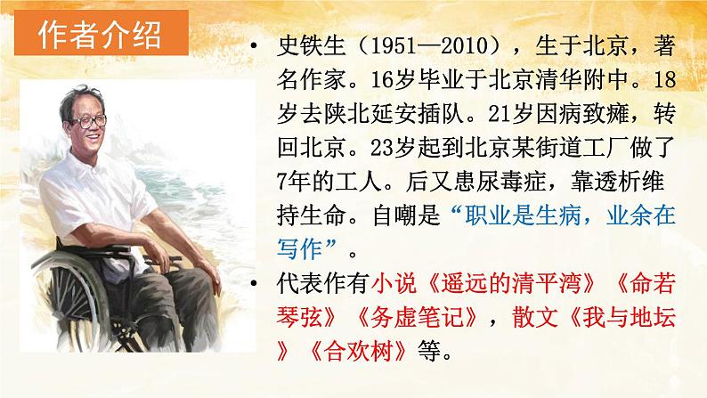 人教部编版2024七年级语文上册第5课 《秋天的怀念》课件+同步作业含解析版05