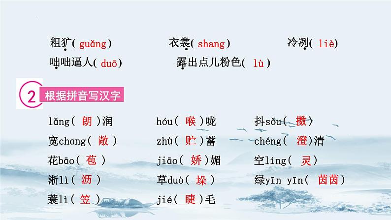 人教部编版2024七年级语文上册第1单元 检测卷含解析版+复习课件05