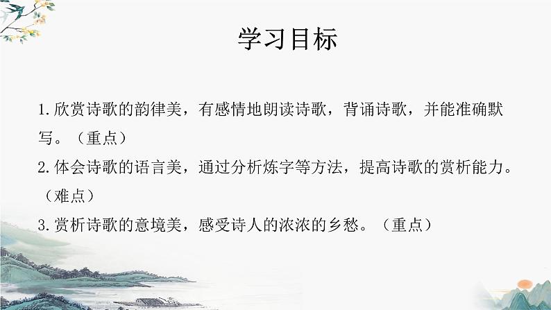 第4.2课 《次北固山下》：春风拂面，思乡情深（课件） 七年级语文上册同步备课（ 人教部编版2024）02