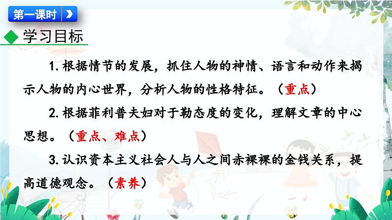 统编版 语文 九年级上册 第5单元 16 我的叔叔于勒 PPT课件+教案+习题04