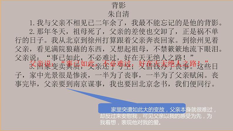 第14课《背影》课件2024-2025学年统编版语文八年级上册第3页