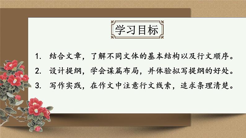 部编版语文七年级上册 写作 思路要清晰 课件02